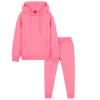 FFX125: Girls Bright Pink Soft Fleece Tracksuit ( 5-15 Years)